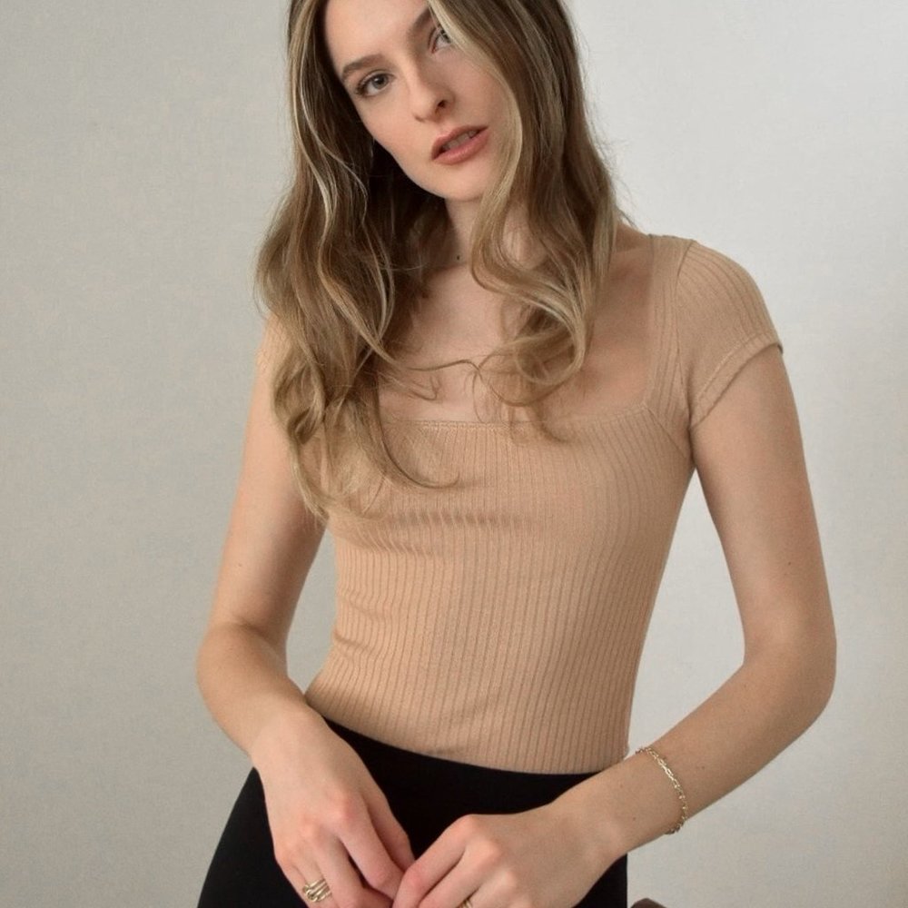 REFORMATION Bardot Top